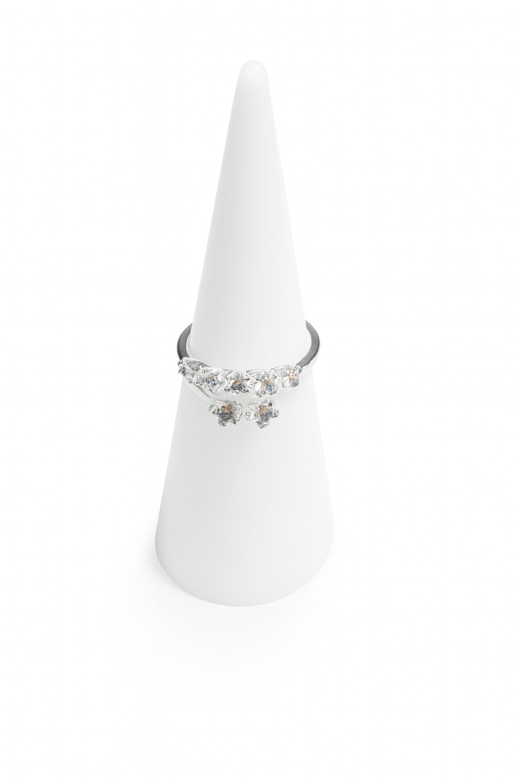 Sterling Silver Floral Ring (Adjustable)