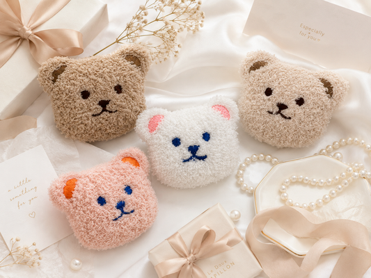Plush Cartoon Bear Brooch
