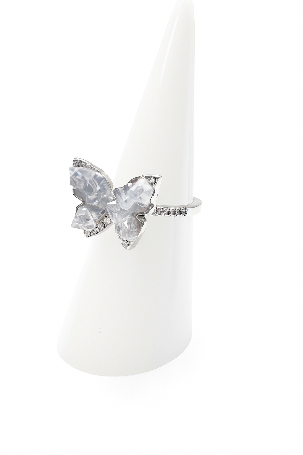 Crystal Butterfly Ring