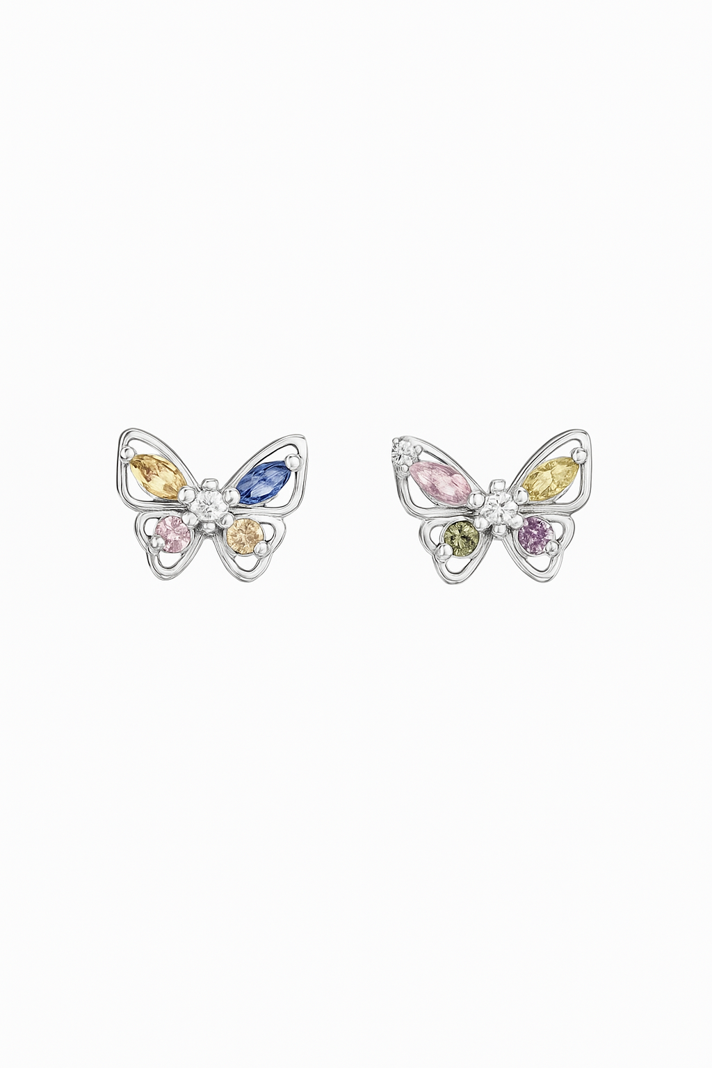 Butterfly Gemstone Earrings