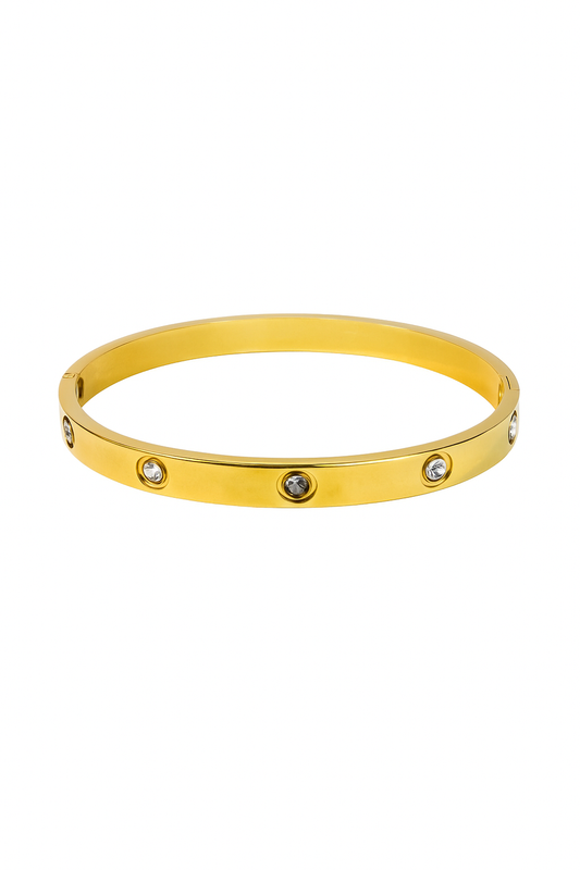 Gold Zircon Bracelet