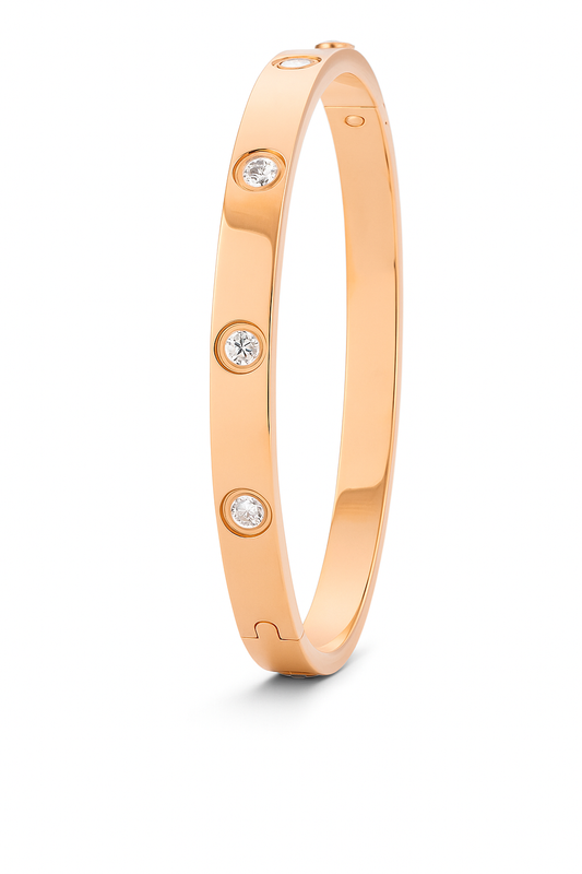 Rose Gold Zircon Bracelet