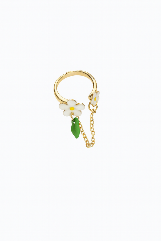 Daisy Chain Ring (Adjustable)