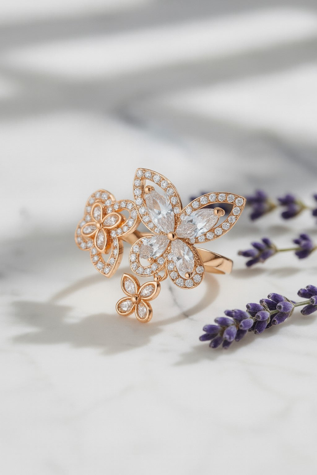 Papillon d’Or Ring (Adjustable)