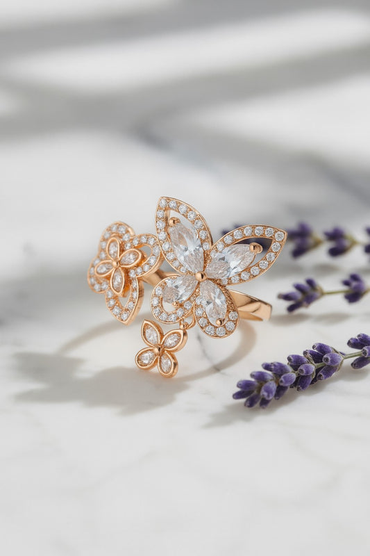 Papillon d’Or Ring (Adjustable)