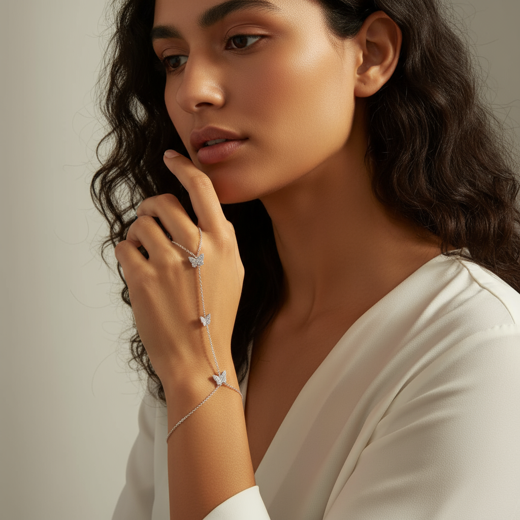 Butterfly hand chain with new model