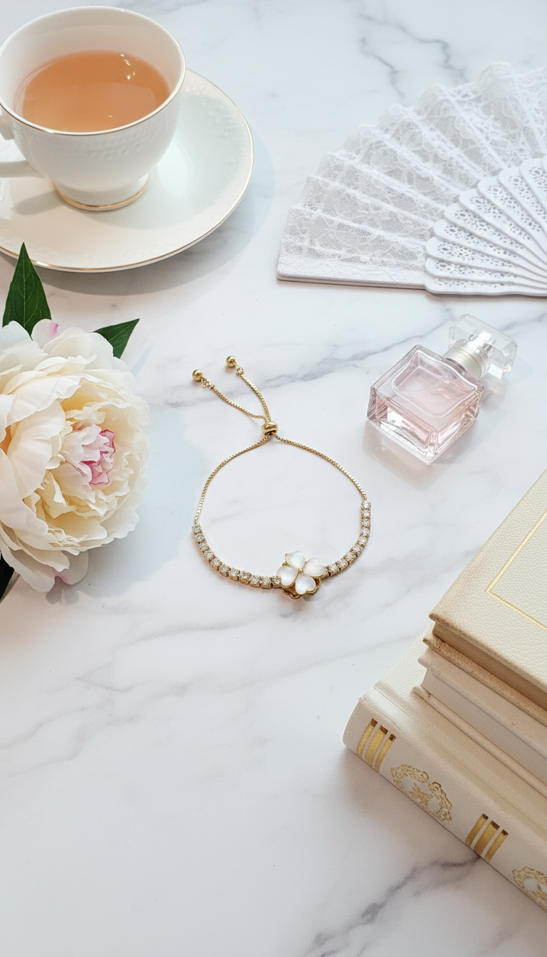 Elegant bracelet lifestyle scene