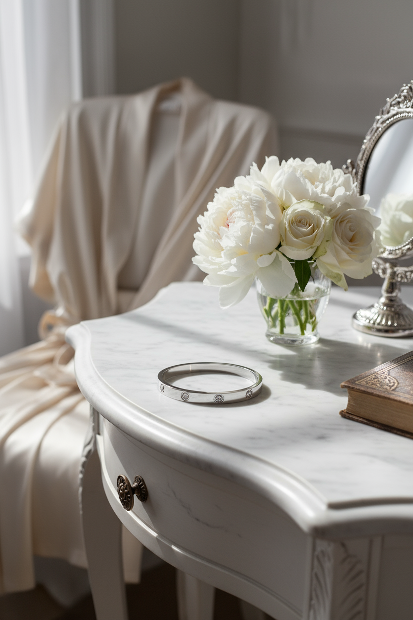 Elegant bracelet lifestyle scene